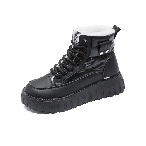 Bake Высокие Топы Утеплённая Обувь Женская