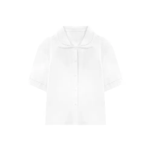 Another alley Белый Женские Рубашки