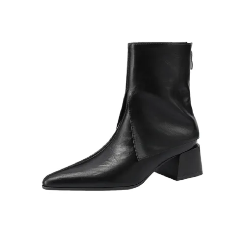 Mulinsen Тонкие ботинки ботильоны примерно 4,3 см женские