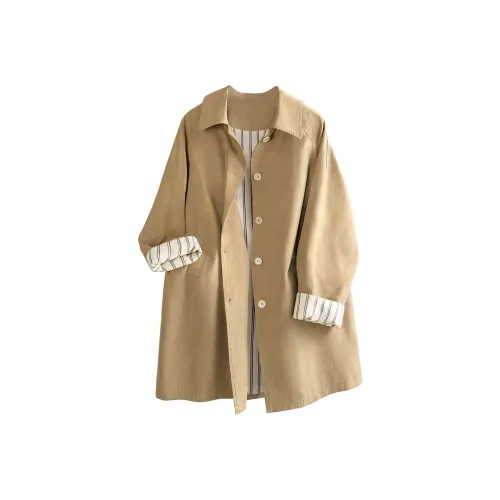 Cypress House Хаки Женская Тренч