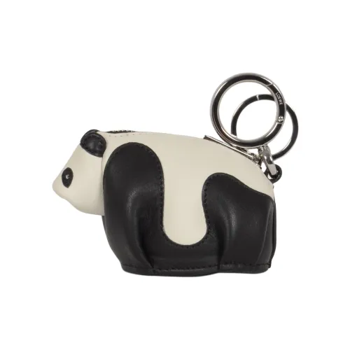 LOEWE Цветовой блок Дизайн Bag Charm Сумка Мерч Унисекс Черно-белый