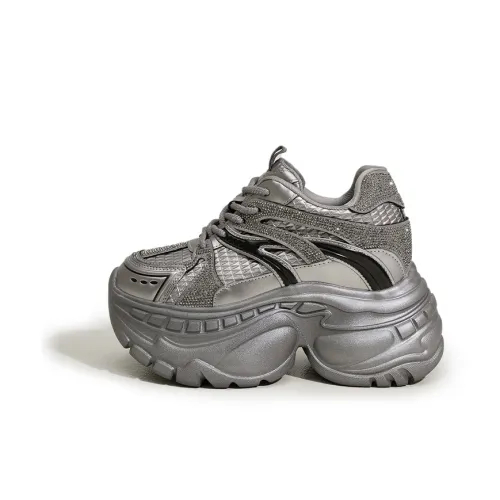 Milan Love Song Амортизаторы Устойчивые к истиранию Противоскользящие Низкий Топ Толстая подошва Кроссовки Женские