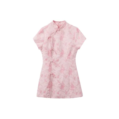 Another Alley Лето Короткий Рукав Платье Женское