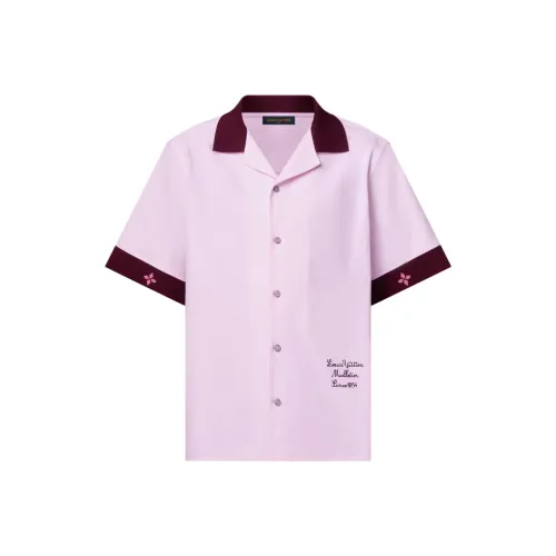 LOUIS VUITTON Розовые Мужские Рубашки