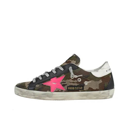 Golden Goose Супер Звезда Low Топ Кроссовки для скейтбординга Женские Камуфляж Состаривание Позиционирование стиля
