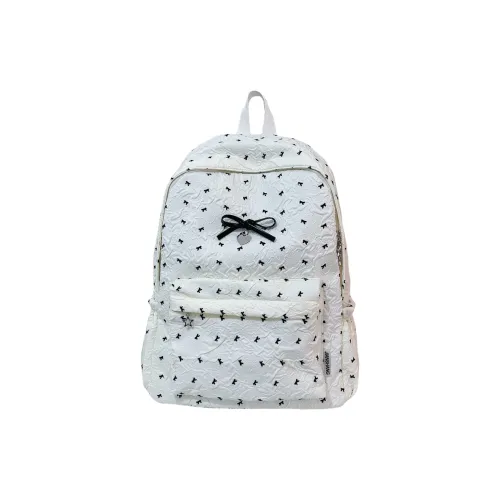 Villelon Нейлоновый Рюкзак Стандартный Унисекс Белый Черный