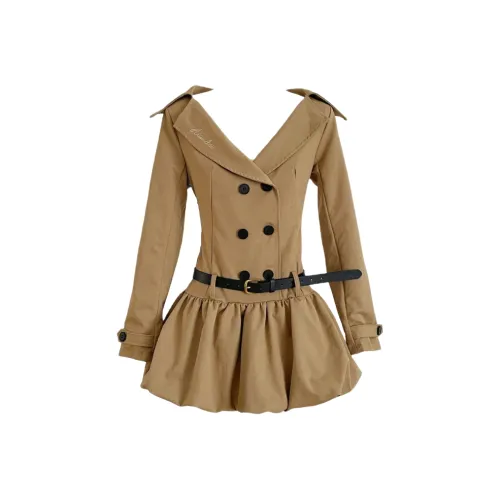 GORGEOUSIDEA Длинное платье с длинными рукавами женское