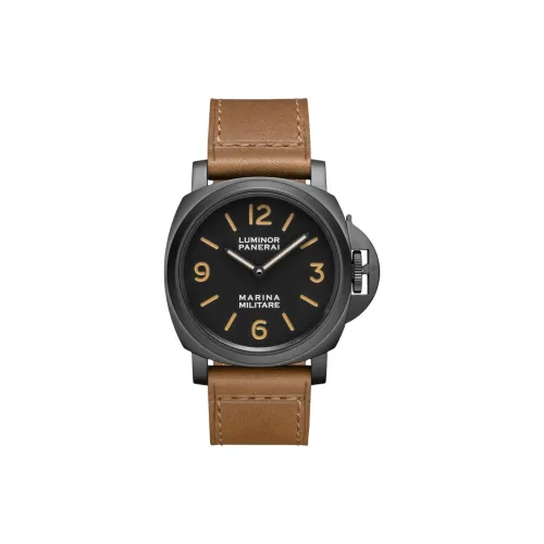 PANERAI Ручной механизм Мужские часы LUMINOR LUMINO Collection 44 мм Черные