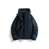 Темно-синий, синий (3-в-1, с подкладкой)