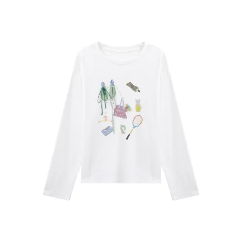 Another alley Белый Женские T-рубашки