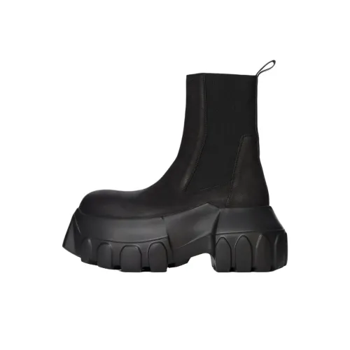 RICK OWENS совместный бренд RO Beatle Mega Tractors Короткий Челси 9 см Мужской Черный