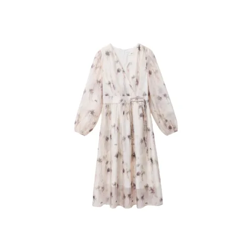 Another Alley Длинное платье с длинными рукавами женское