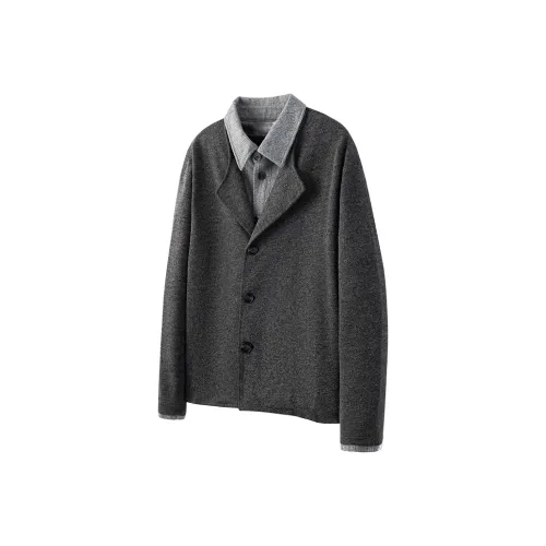 W7H1 Темно-серый Унисекс Трикотаж