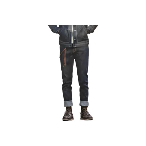 LOUGHNEA Индиго Мужские Повседневные Брюки