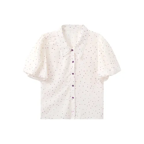 Another alley Светло-бежевый Женские Рубашки