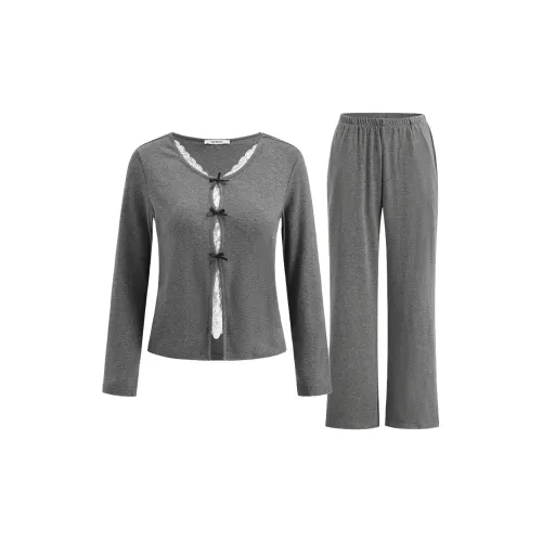 MY BODY Серый Женский Пижамный Комплект