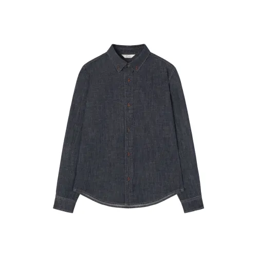 ROMI STUDIO Темно-синие женские рубашки