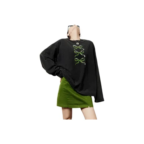 Weekly Черная T-рубашка Женская T-рубашка