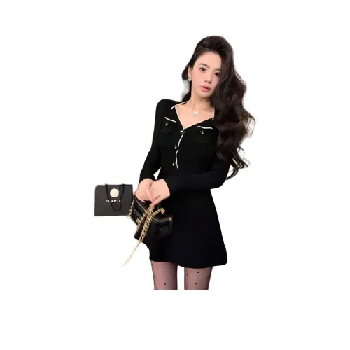 Gentle Welcome Длинное платье с длинными рукавами женское