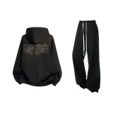 Комплект (черный топ+черные брюки)