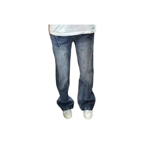 CARE NOTE Синий Унисекс Джинсы