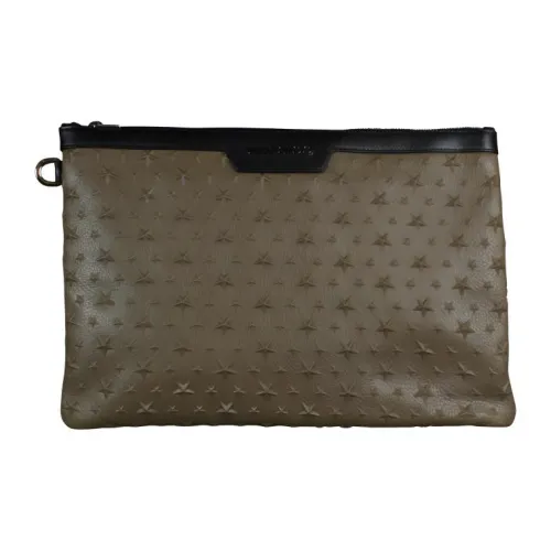 Jimmy Choo GRAIN LEATHER Клатч Мужской Коричневый