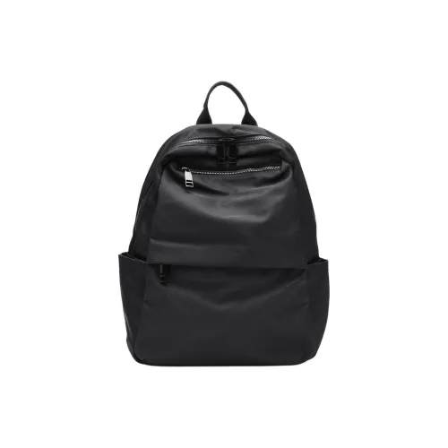 HONGU Ткань Рюкзак Мужской Темно-Черный