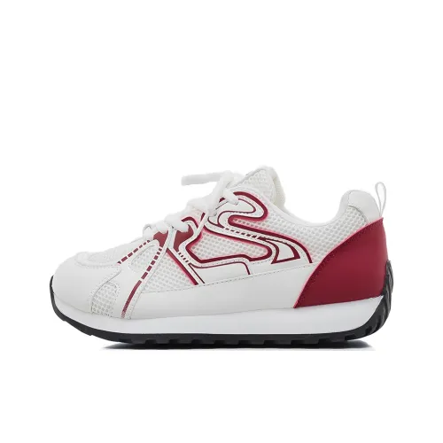 HUANQIU Влагоотводящий Баланс Устойчивый к истиранию Низкий Топ Толстая подошва Кроссовки Женские