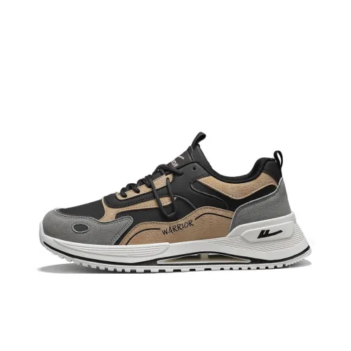 Warrior Покрытие Rebound Balance Support Устойчивый к истиранию Противоскользящий Низкий Топ Повседневная обувь Мужская Черный Хаки Серый