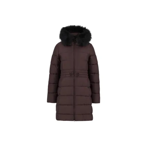 BARBOUR Красный бархат Женские пуховики