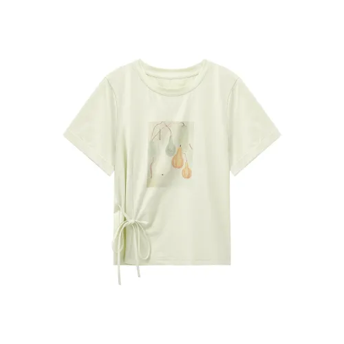 Another alley Зеленый Женские T-рубашки