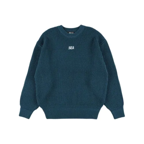WIND AND SEA FW25 Waffle Crewneck KNIT Свитер Трикотаж Унисекс