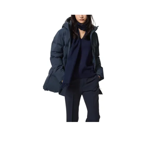 UNIQLO Морской синий Женский пуховик