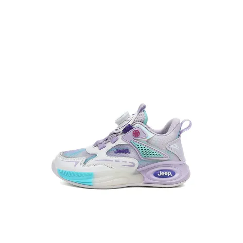 JEEP Износостойкий Легкий Амортизация Низкий Топ Беговые кроссовки AUTUMN Лунный фиолетовый Детский