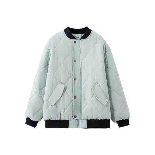 IWZI Синий Стильный Down Puffer Куртка Женские Объёмные куртки (пуфы)