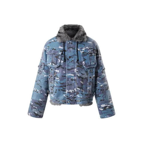 TBHNP Синий камуфляж унисекс куртки