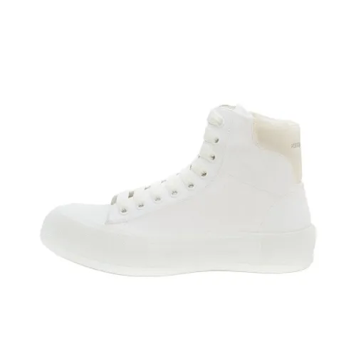 McQ Alexander McQueen Deck Plimsoll Стильные Скейтбординги Мужской Белый