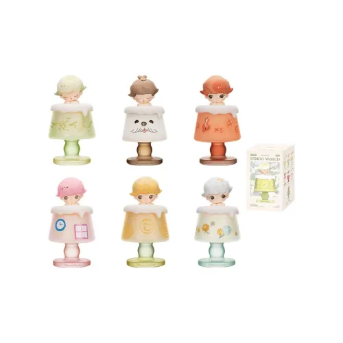 POP MART Dimoo If Today Is Saturday Collection Ароматическая свеча Слепые коробки Один Mystery Коробка Целая коробка 6 шт