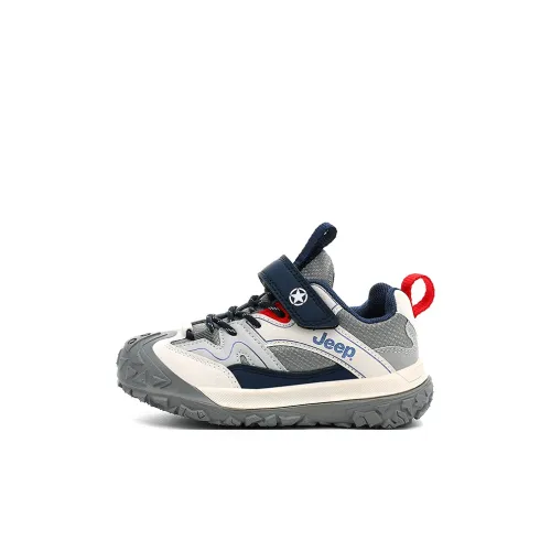 JEEP Outdoor Sports Детская туристическая обувь низкий топ темно-синий бежевый серый Kids