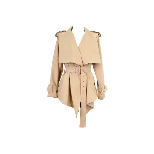 GRAYISMOON Хаки Женская тренч-куртка