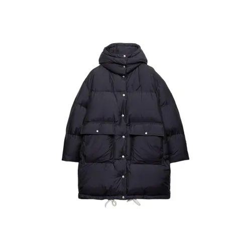 PRADA Морской Синий Женский Пуховик