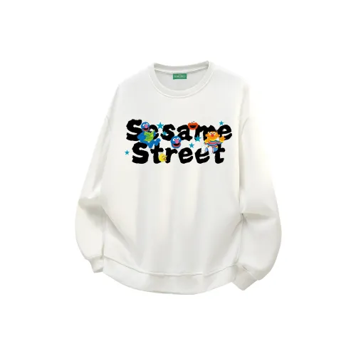 Свитшот с круглым вырезом SESAME STREET унисекс