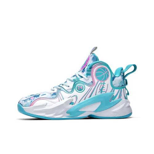 WAVECREST Амортизаторы Shock Abrasion Resistant Slip Resistant High Топ Баскетбольные кроссовки Унисекс