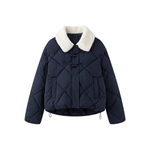 STARFEI Темно-синий женский пуховик