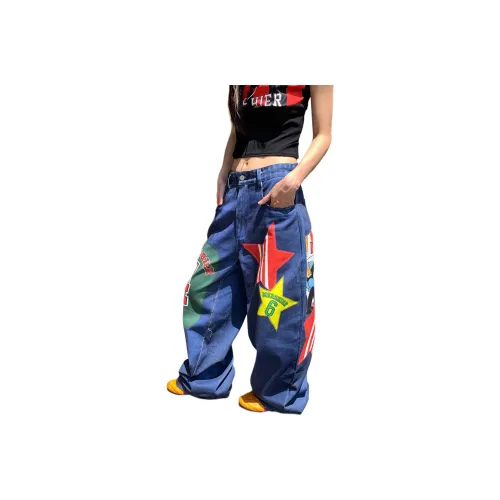 NEVER RULE 3D Электроника Унисекс Джинсы