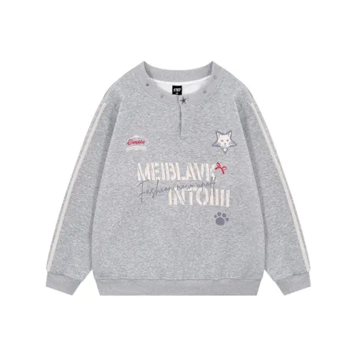 Incolore Серый Женский Свитшот