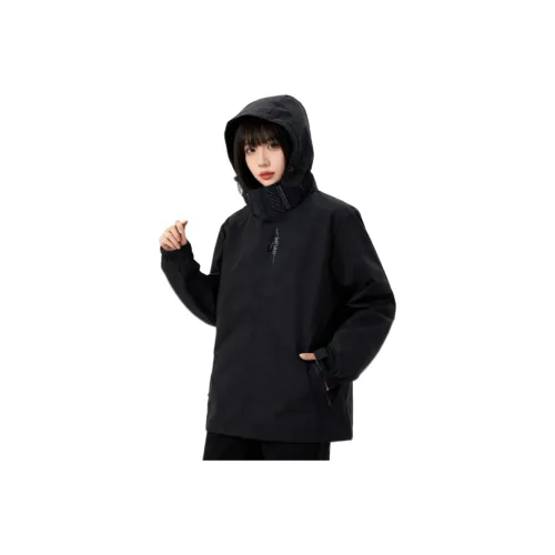 Lan Miao Черный Унисекс Куртки