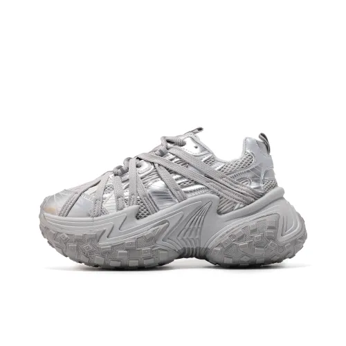 Yue Elsa Амортизаторы Shock Abrasion Resistant Slip Resistant Низкий Топ Толстая подошва Кроссовки Женские