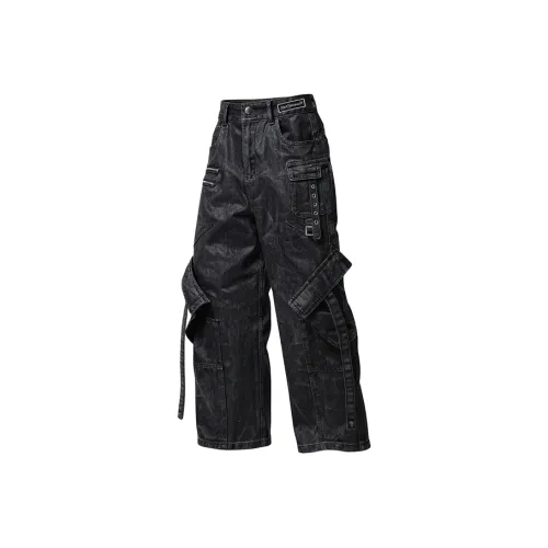 MARTHENAUT Серый Унисекс Джинсы