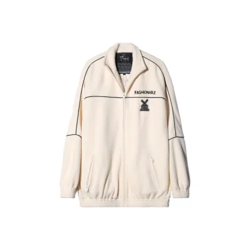 TCH Бежевый Унисекс Бархатные Куртки